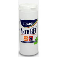 GIGI Acti Vet хондропротектор (глюкозамин, хондроитин) для собак 100 табл.(20кг)