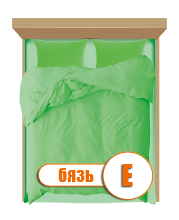 Євро комплекти постільної білизни з Бязі