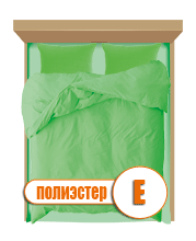 Євро комплекти постільної білизни з Поліестеру