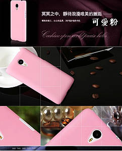 Чохол накладка бампер для Meizu M1 Note рожевий