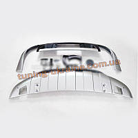 Передня і задня накладки V1 (2015+) на Volkswagen Touareg 2015-2018