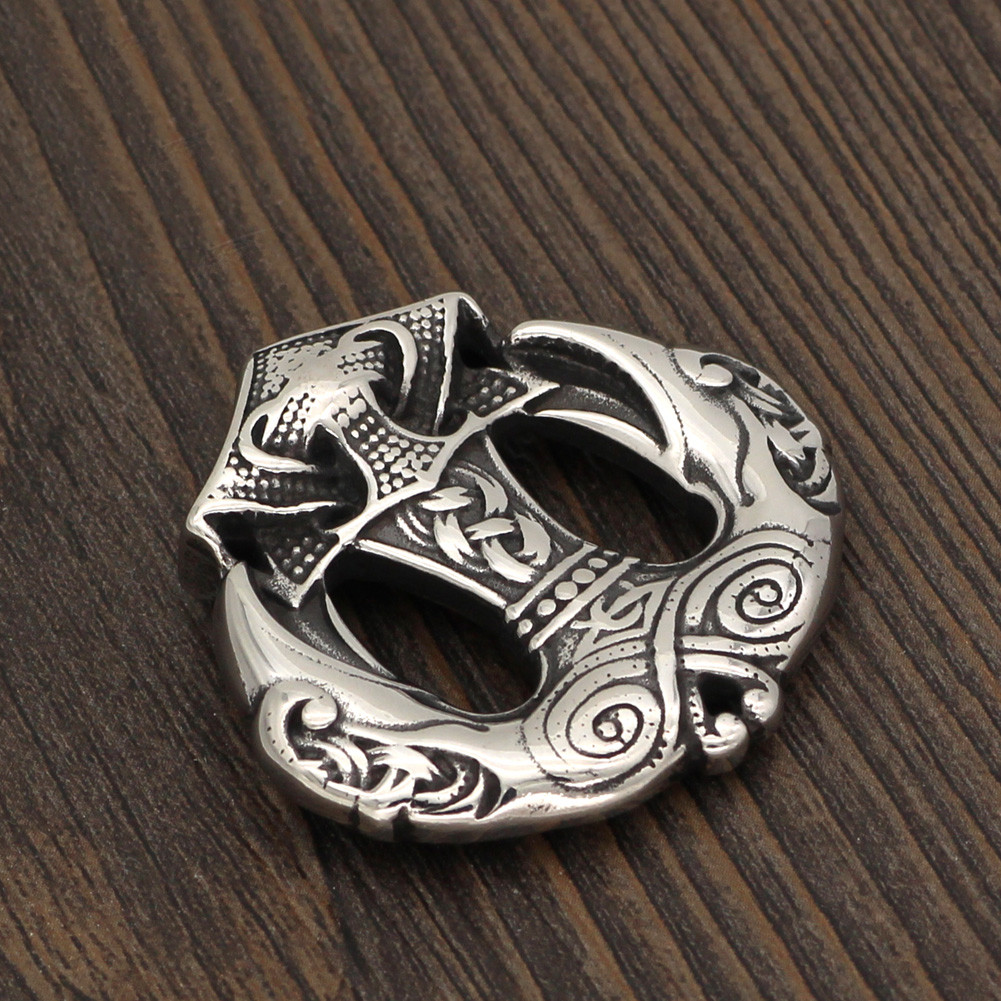 Кулон Молот Тора сталевий на ланцюжку AST48