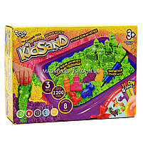 Кінетичний пісок «KidSand» з надувною пісочницею KS-02-02, фото 3