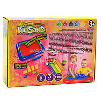 Кінетичний пісок «KidSand» з надувною пісочницею KS-02-02, фото 4