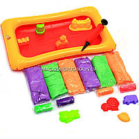 Кінетичний пісок «KidSand» з надувною пісочницею KS-02-02, фото 6