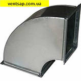 Вентиляція за м2 оцинк. 0,7 мм. фасоніна прямокутні, квадратні з шинорейкой, фото 3