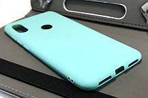 Чохол для Xiaomi Redmi Note 6, Note 6 Pro накладка силіконовий бампер бірюзовий, фото 4