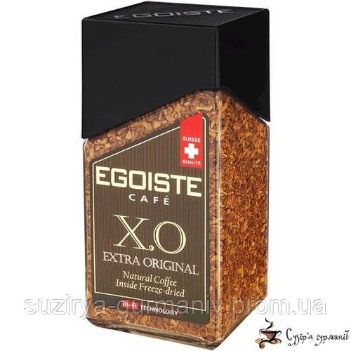 Растворимый кофе Egoiste «X. O.» Extra Original 100г, цена 265 грн ...