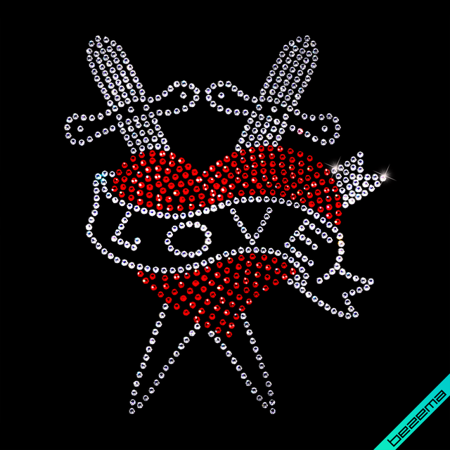 Малюнки на кеди Серце (Скло,4мм-черн.,4мм-біл.)