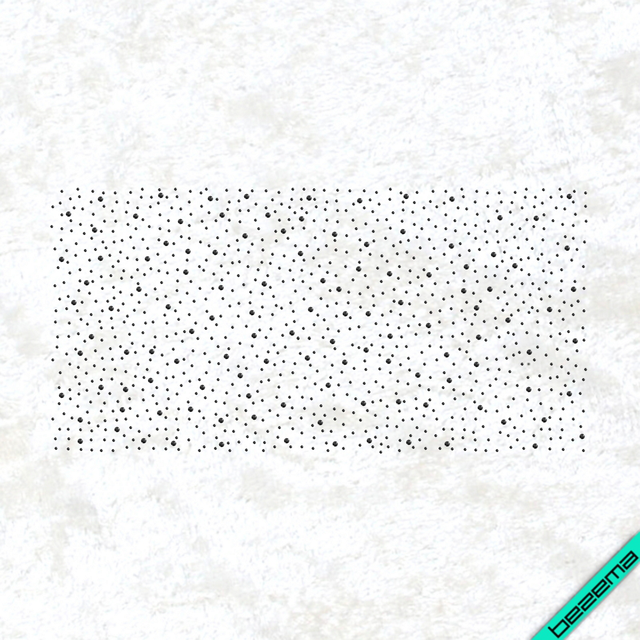 Переносити на півпальто термо Розсип (Скло,4мм-біл.,2мм-біл.)