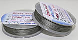 Нитка для бісеру TYTAN 100 No2670. Сріблястий 100 м, фото 2