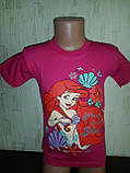 Футболка дитяча для дівчинки Русалочка Аріель 110 ,, фото 2