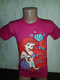 Футболка дитяча для дівчинки Русалочка Аріель 110 ,, фото 4