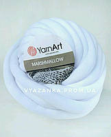 YarnArt Marshmallow 901 білий (Пряжа Маршмеллоу)
