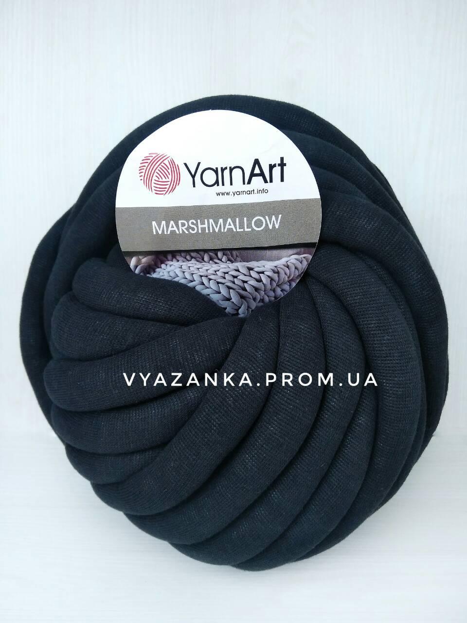 YarnArt Marshmallow 902 чорний (Пряжа Маршмеллоу)