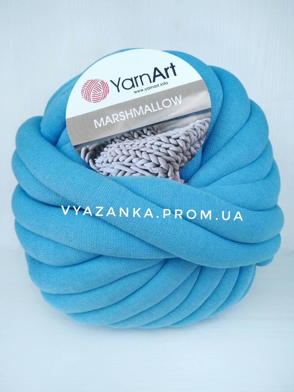 YarnArt Marshmallow 909 бірюзово-блакитний (Пряжа Маршмеллоу)