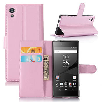 Чохол-книжка Litchie Wallet для Sony Xperia XA1 G3112 G3121 Світло-рожевий