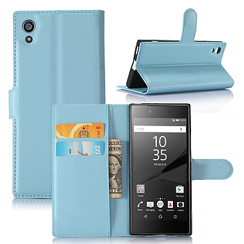 Чохол-книжка Litchie Wallet для Sony Xperia XA1 G3112 G3121 Блакитний