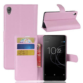 Чохол-книжка Litchie Wallet для Sony Xperia XA1 Plus G3412 Світло-рожевий