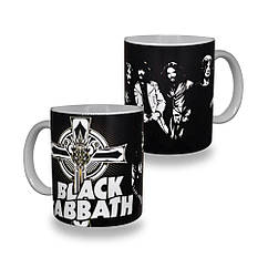 Чашка Black Sabbath (band and cross)