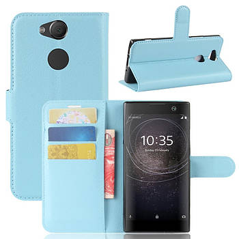 Чохол-книжка Litchie Wallet для Sony Xperia XA2 H4113 / H4133 Блакитний