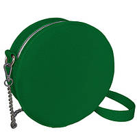 Жіноча кругла сумка Tablet зелена 18х7см (RS1_IZ)