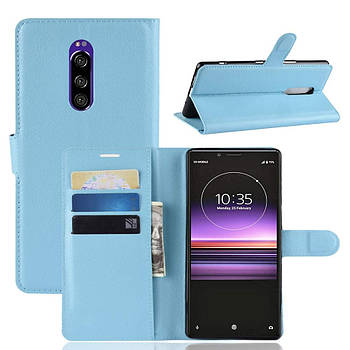 Чохол-книжка Litchie Wallet для Sony Xperia XZ4 / Xperia 1 Блакитний