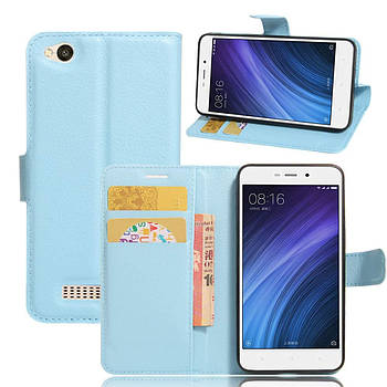 Чохол-книжка Litchie Wallet для Xiaomi Redmi 4A Блакитний