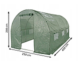Тент армований, Накриття для теплиці 2,5x4 м із вікнами, фото 2