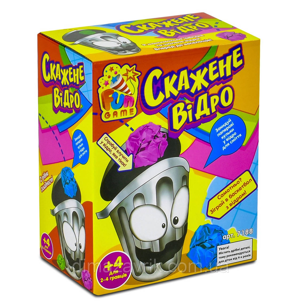 Настільна гра "Скажена відро", фото 1