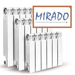 Радіатор алюмінієвий опалення (батарея) 300x96 Mirado (бічне під'єднання)