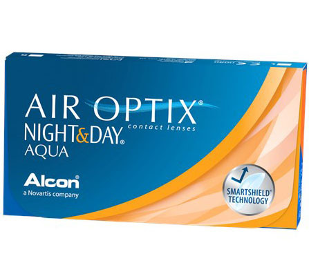 Контактні лінзи Air Optix Night and Day Aqua, фото 1