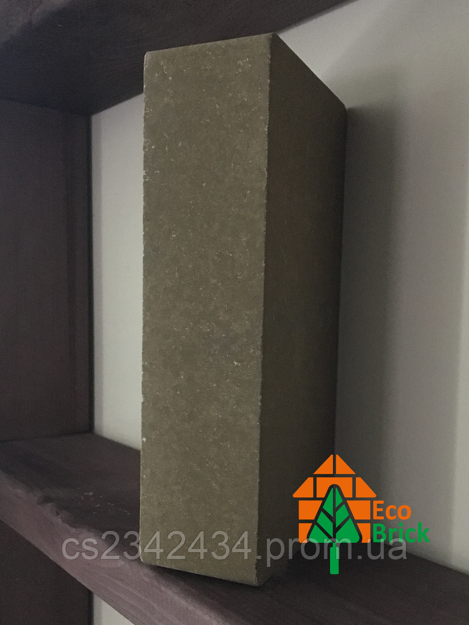 Цегла облицювальна ECOBRICK гладкий 250x120x65 мм оливковий