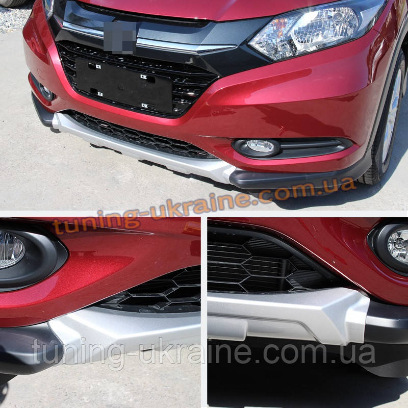 Передняя и задняя накладки на Honda HR-V 2014+ - фото 4 - id-p951918930