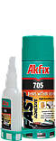 Клей з активатором для експрес-клеювання Akfix 705 500 мл/125г, фото 3