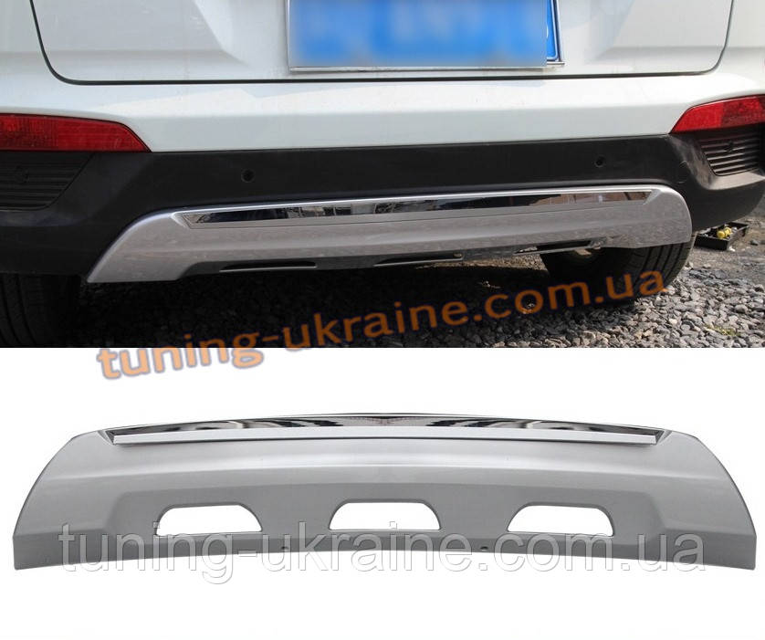 Передняя и задняя накладки на Hyundai Creta 2014+ - фото 2 - id-p951926517