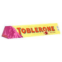 Молочный шоколад Toblerone c изюмом, нугой из меда и миндаля , 100 гр