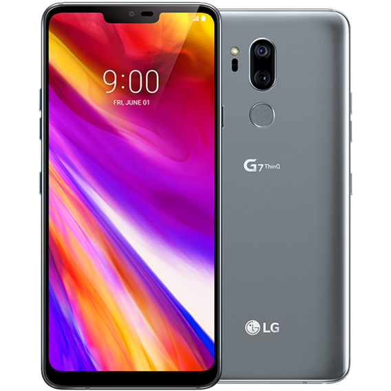 Смартфон LG G7 ThinQ 6/128GB Platinum Gray