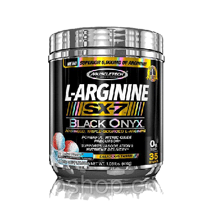 Аргинин Muscletech L-Arginine SX-7  Black Onyx 466 г, фото 2