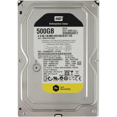 Жорсткий диск 3.5" 500 Gb WD WD5003ABYZ (64Mb/7200/SATAII) RAID edition БУ