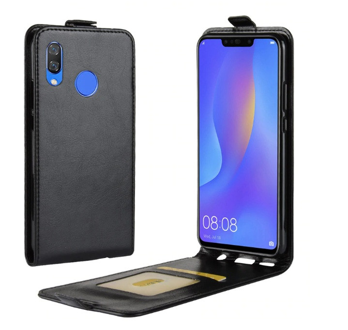 Чохол-книжка для Huawei P Smart Plus Фліп Чорний