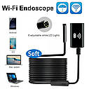 Wi-Fi Ендоскоп з HD камерою: 720P Ø 8 мм 1 метр. Бороскоп., фото 4