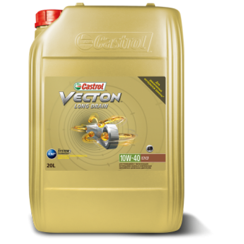 Моторна олива напівсинтетична Castrol Vecton 10W-40 20 л Е4/Е7 API SL/CF, фото 1