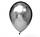 Повітряні латексні кулі "Хром" 12" (30 см) Срібло В упак:50 шт. Пр-во:"Kalisan" Туреччина, фото 2