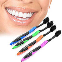 Набор зубных щеток с углем Nano Dental Care Toothbrush Charcoal 4 шт