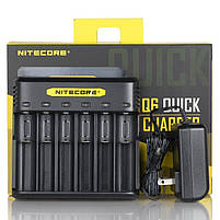 Зарядний пристрій Nitecore Q6 Battery Charger Original (18650, 20700, 21700), фото 7