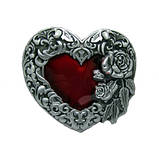 Поясний ремінь "Heart" мистецтв шкіра, фото 3