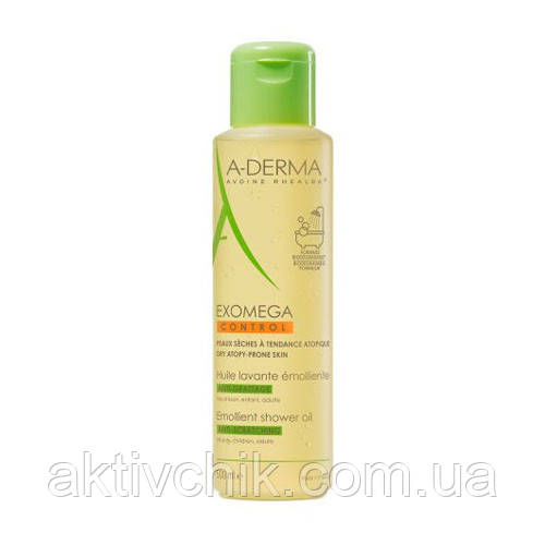 A-Derma Exomega Control Huile lavante émolliente А-Дерма Экзомега Контрол Масло для душа пом'якшувальну 100 мл, фото 1