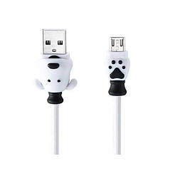 USB Data кабель Remax Fortune RC-106m MicroUSB 1m White