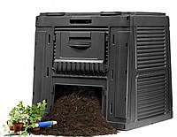 Компостер садовый пластиковый Keter (Кетер) E-Composter 470 л без основы (дна) (17186236) Черный